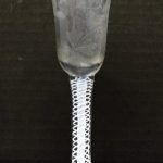 SOLD . 18th century Airtwist cordial glass, Airtwist Collectors Glass