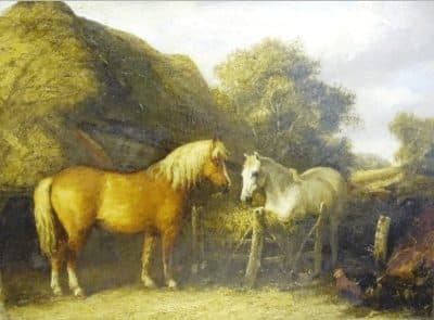 SOLD John Frederick Herring Snr (1795-1865). Oil on board Antiques Scotland Antique Art 3