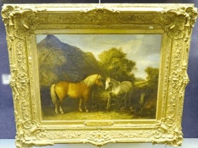 SOLD John Frederick Herring Snr (1795-1865). Oil on board Antiques Scotland Antique Art 4