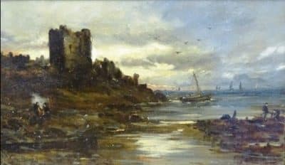 Sam Bough R.S.A. ( 1822-1878) Oil on Board. Antiques Scotland Antique Art 3