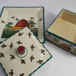 SOLD Scottish Wemyss beehive honey box and stand Antiques Scotland Antique Ceramics 3