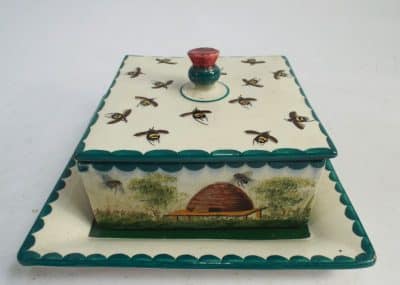 SOLD Scottish Wemyss beehive honey box and stand Antiques Scotland Antique Ceramics 5