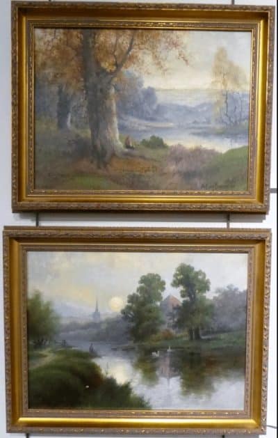 SOLD Pair of Alfred Fontville de Breanski Jnr (1877-1945)