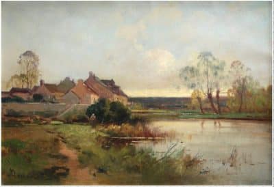 SOLD EUGENE  GALIEN  LALOUE. ( 1854 - 1941 ) Oil on Canvas - Image 2