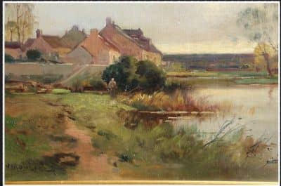 SOLD EUGENE  GALIEN  LALOUE. ( 1854 - 1941 ) Oil on Canvas - Image 3