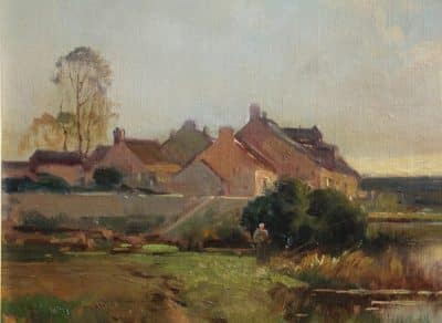SOLD EUGENE  GALIEN  LALOUE. ( 1854 - 1941 ) Oil on Canvas - Image 5
