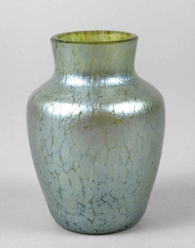 Loetz creta papillion vase