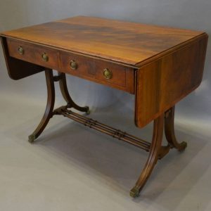 Georgian styled mahogany sofa table 18th Cent Antique Tables