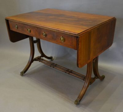 Georgian styled mahogany sofa table