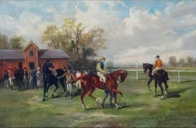 John Parker Davis (1832-1910) American ( Before the Off ) - Image 2