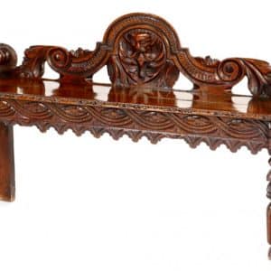 Victorian Carved Oak Hall Bench Antiques Scotland Antique Chairs