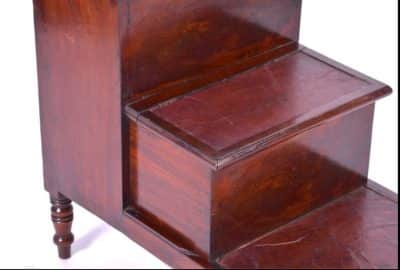 SOLD Georgian Mahogany Library Steps - Image 2