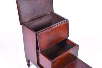 SOLD Georgian Mahogany Library Steps - Image 3