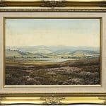 SOLD George Melvin Rennie (Scottish 1874-1953)  Oil Painting Deeside Loch. Antiques Scotland Antique Art