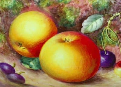 Sold A superb Worcester fruits dish Signed by Freeman - Image 2