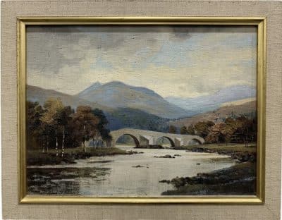 George Melvin Rennie (Scottish1874-1953) Oil painting Antiques Scotland Antique Art 3