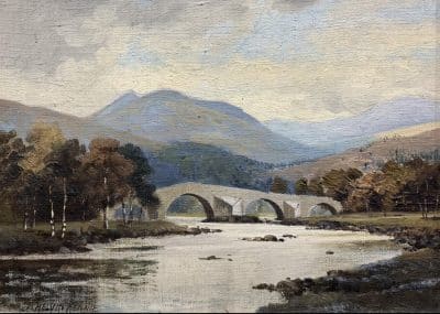 George Melvin Rennie (Scottish1874-1953) Oil painting Antiques Scotland Antique Art 4