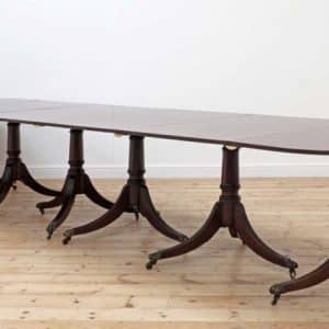 22ft six pedestal dining table 19th century Antique Furniture 3