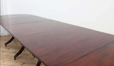 22ft six pedestal dining table - Image 4