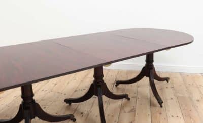 22ft six pedestal dining table - Image 5