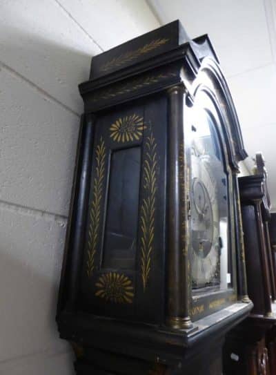Circa: 1760 Scottish chinoiserie longcase clock Antique Clocks 6
