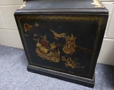 Circa: 1760 Scottish chinoiserie longcase clock - Image 8