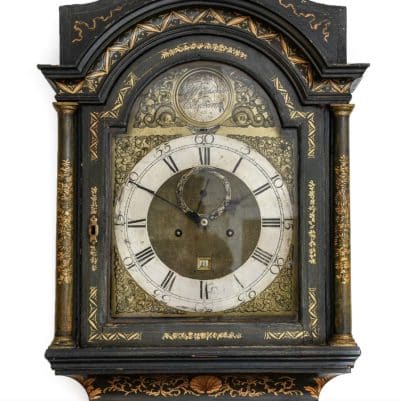 Circa: 1760 Scottish chinoiserie longcase clock - Image 9