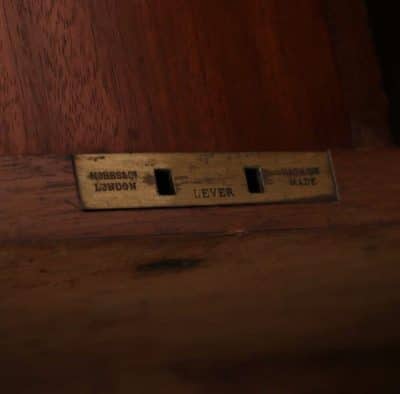 Victorian burr walnut desk - Image 3