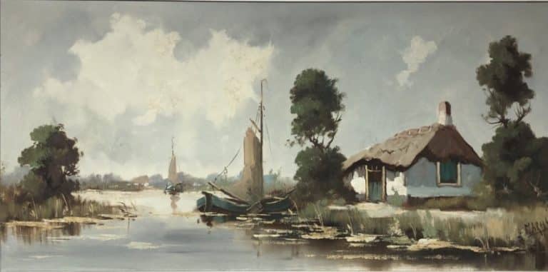 Willem Maris. Dutch (1844-1910) Oil painting