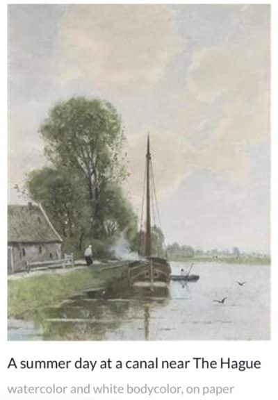 Willem Maris. Dutch (1844-1910) Oil painting 19th century Antique Art 9