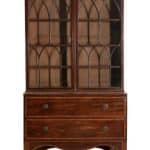 A Geo III mahogany secrétaire bookcase Antiques Scotland Antique Bookcases