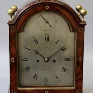 John McGregor, Wick (Scotland). Twin fusee bracket clock Antiques Scotland Antique Clocks 3