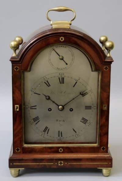 John McGregor, Wick (Scotland). Twin fusee bracket clock