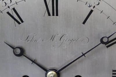 John McGregor, Wick (Scotland). Twin fusee bracket clock Antiques Scotland Antique Clocks 6