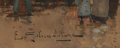 Eugene Galien Laloue Oil painting - Image 4