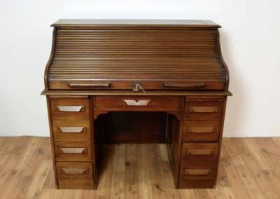 A Mahogany Rolltop Desk Antiques Scotland Antique Art 3