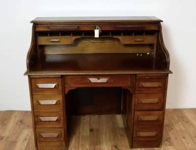 A Mahogany Rolltop Desk Antiques Scotland Antique Art 4