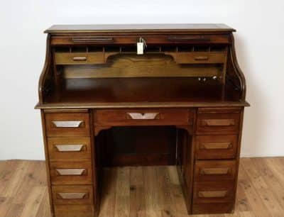 A Mahogany Rolltop Desk - Image 2