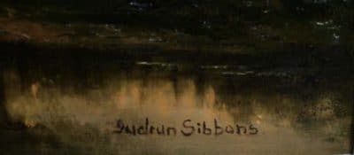 Gudrun Sibbons. Oil painting Antiques Scotland Antique Art 4