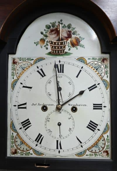 18th cent Scottish longcase clock 19th century Antique Clocks 5