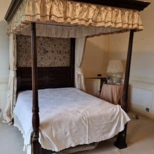 A Geo III Mahogany four poster bed. Bedroom Antiques