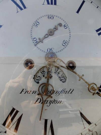 Regency Mahogany Moon Dial Longcase Clock Miscellaneous 5