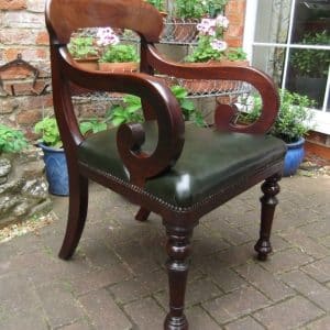 SOLD Victorian Desk Chair 19th century Antique Chairs