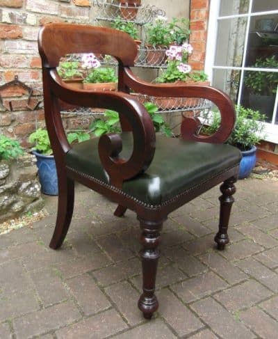 SOLD Victorian Desk Chair 19th century Antique Chairs 3