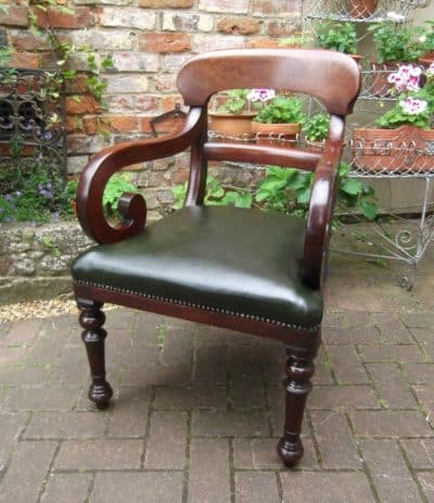 SOLD Victorian Desk Chair 19th century Antique Chairs 4