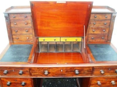 SOLD Victorian Dickens Writing Desk 19th century Antique Desks 4
