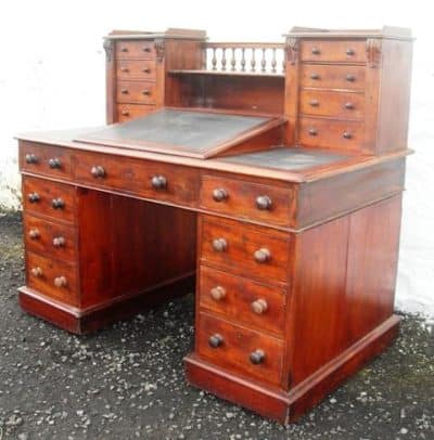 SOLD Victorian Dickens Writing Desk 19th century Antique Desks 5