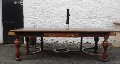 SOLD Victorian Oak Library Table - Image 2