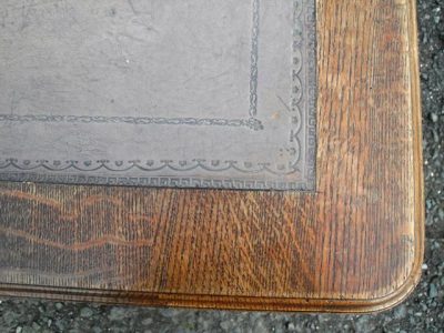 SOLD Victorian Oak Library Table - Image 6