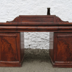 SOLD William 1V mahogany pedestal sideboard 19th century Antique Sideboards, Dressers.